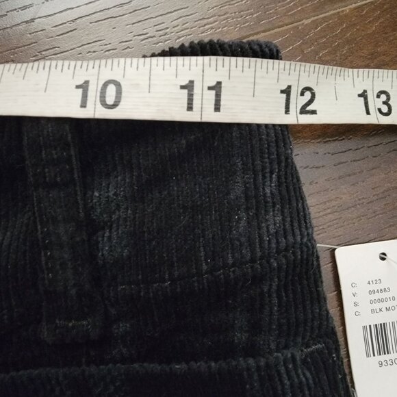 Anthropologies Maeve Colette Cropped Wide Leg Corduroy Pants Womens 24 Plaid - Picture 5 of 8